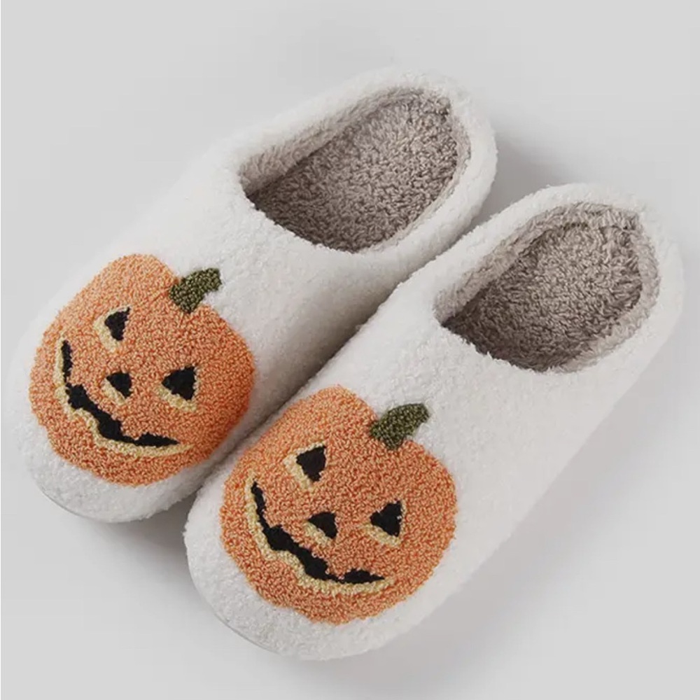 Cozy Pumpkin Slippers